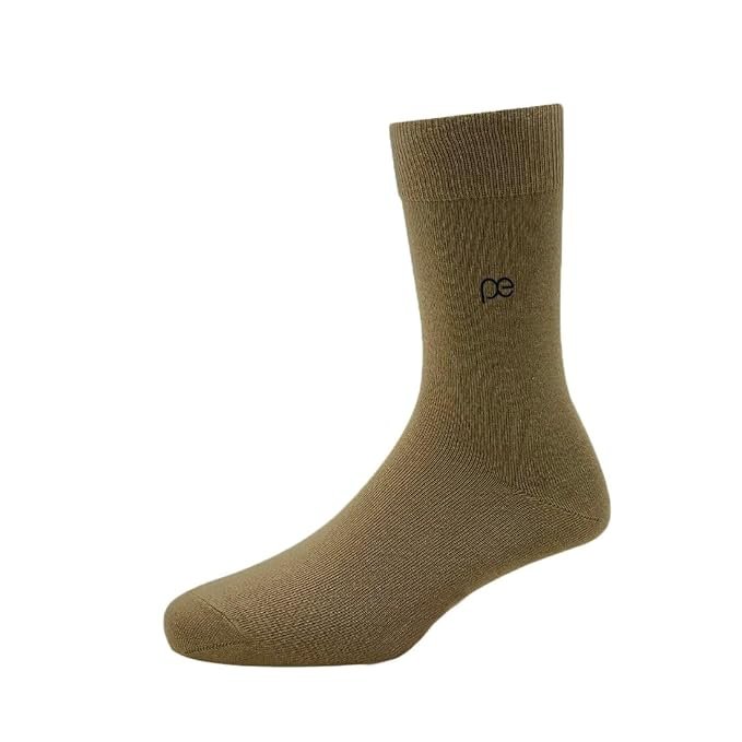 Peter England Mens Cotton Full Length Socks (Pack of 3) Beige, Khaki, Olive - Image 3